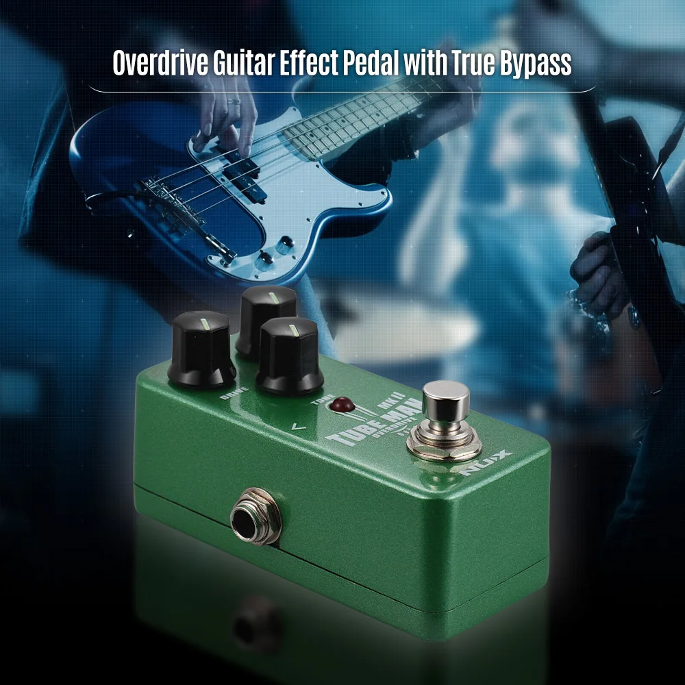 

NUX NOD-2 TUBE MAN MK II Overdrive Guitar Effect Pedal Full Metal Shell True Bypass with LED Indicator Guitar Parts Accessories