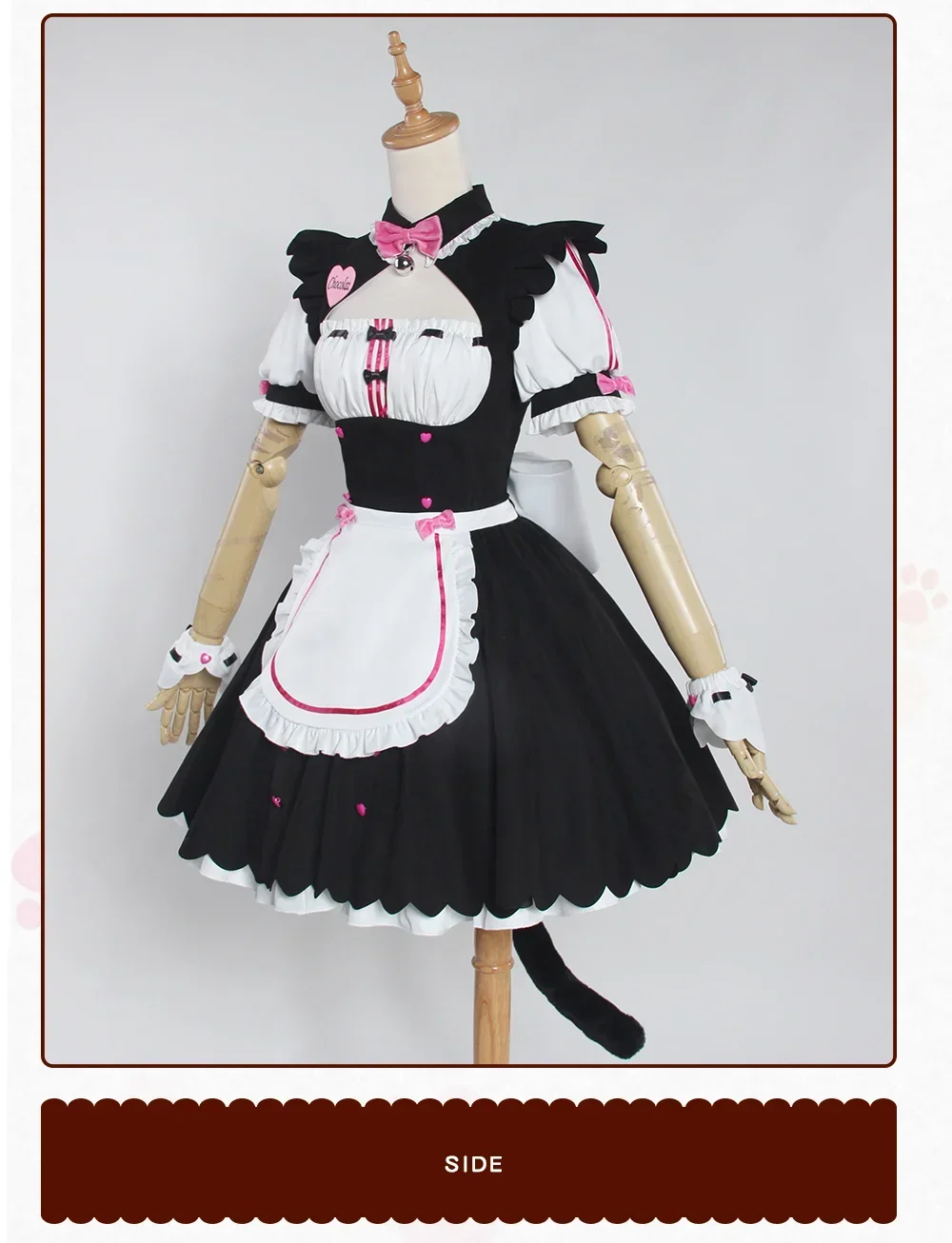 Chocola NEKOPARA Косплей Vanilla Maid Dress Костюм Cat Neko Girl Женский Игра
