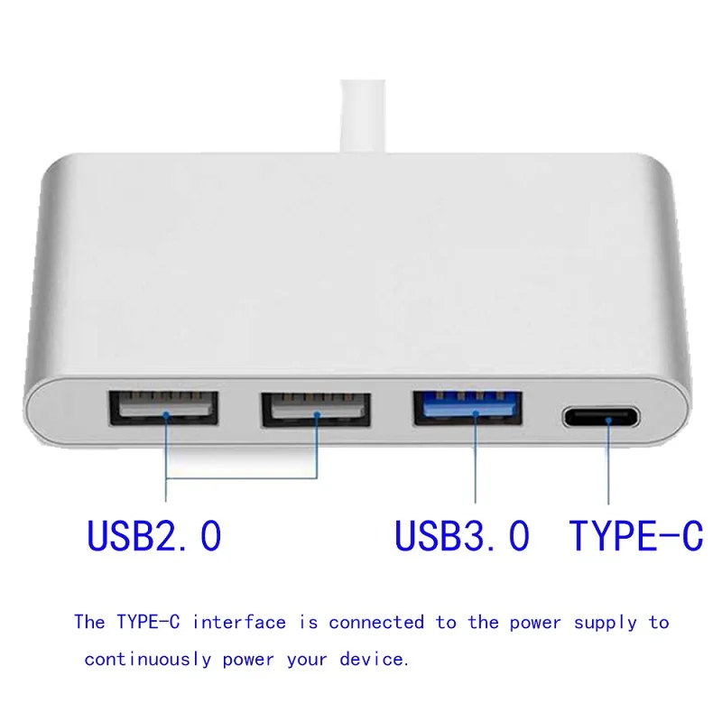 Мини-концентратор 3 переходника USB Type-C на 0 2 с PD usb-c usb c поддержка Samsung USB-C