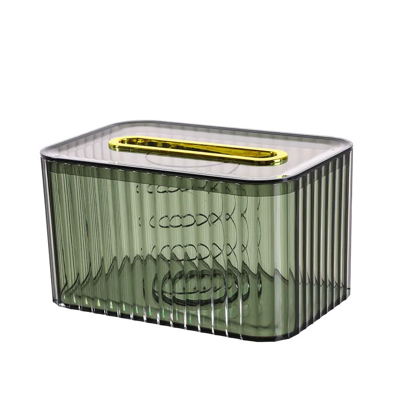 

Transparent Desktop Home Use Organizer Tissue Box Luxury Clear Acrylic Tissue Box