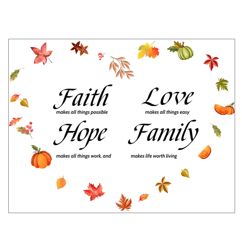 

Wall Sticker Decals Stickers Decor Quotedecal Letters Motivational Inspirational Decorations Day Thanksgiving Vinyl Harvest