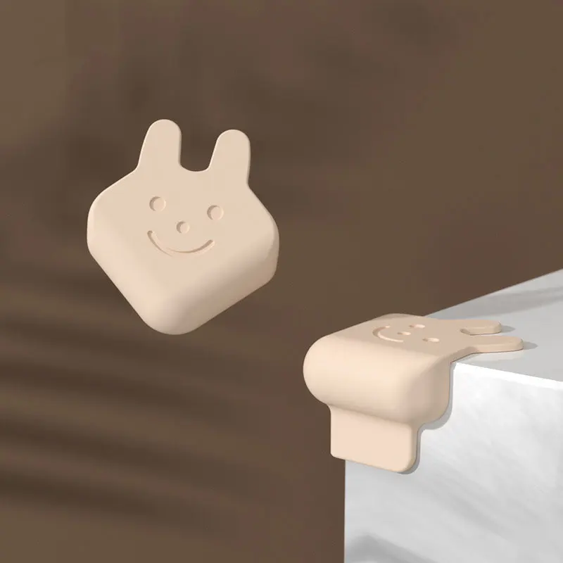 

4Pcs Baby Rabbit Cartoon Silicone Safe Corner Protector for Anticollision Protection Cover Angle Pads From Table Desk Furniture