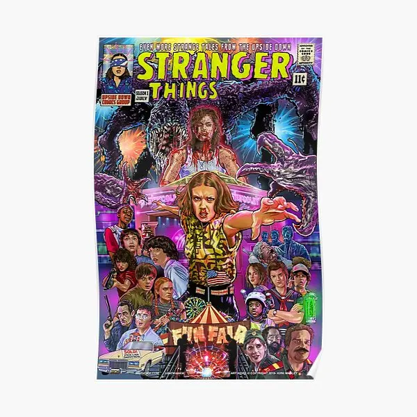 

Stranger Things Poster Wall Home Decoration Decor Mural Art Funny Painting Picture Print Modern Vintage Room No Frame