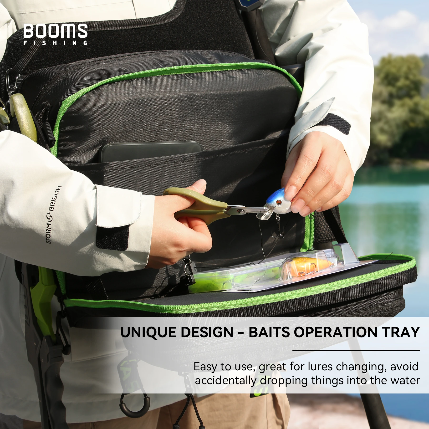Booms Fishing IB1 сумка для хранения рыболовных снастей профессиональная рыболовные