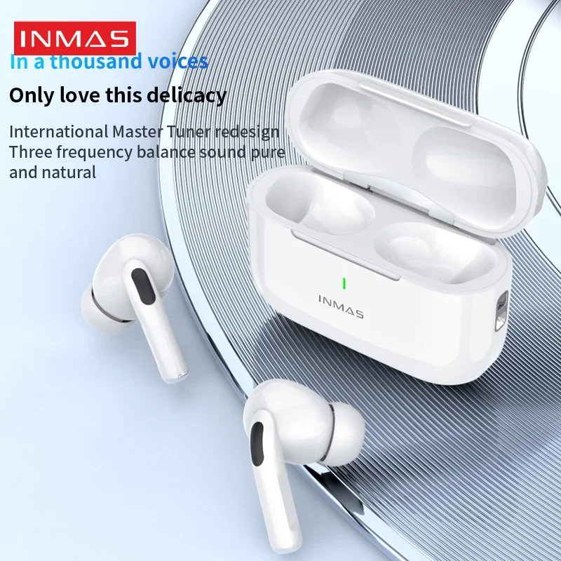 Наушники-вкладыши INMAS E17ANC Bluetooth активные шумоподавление беспроводные