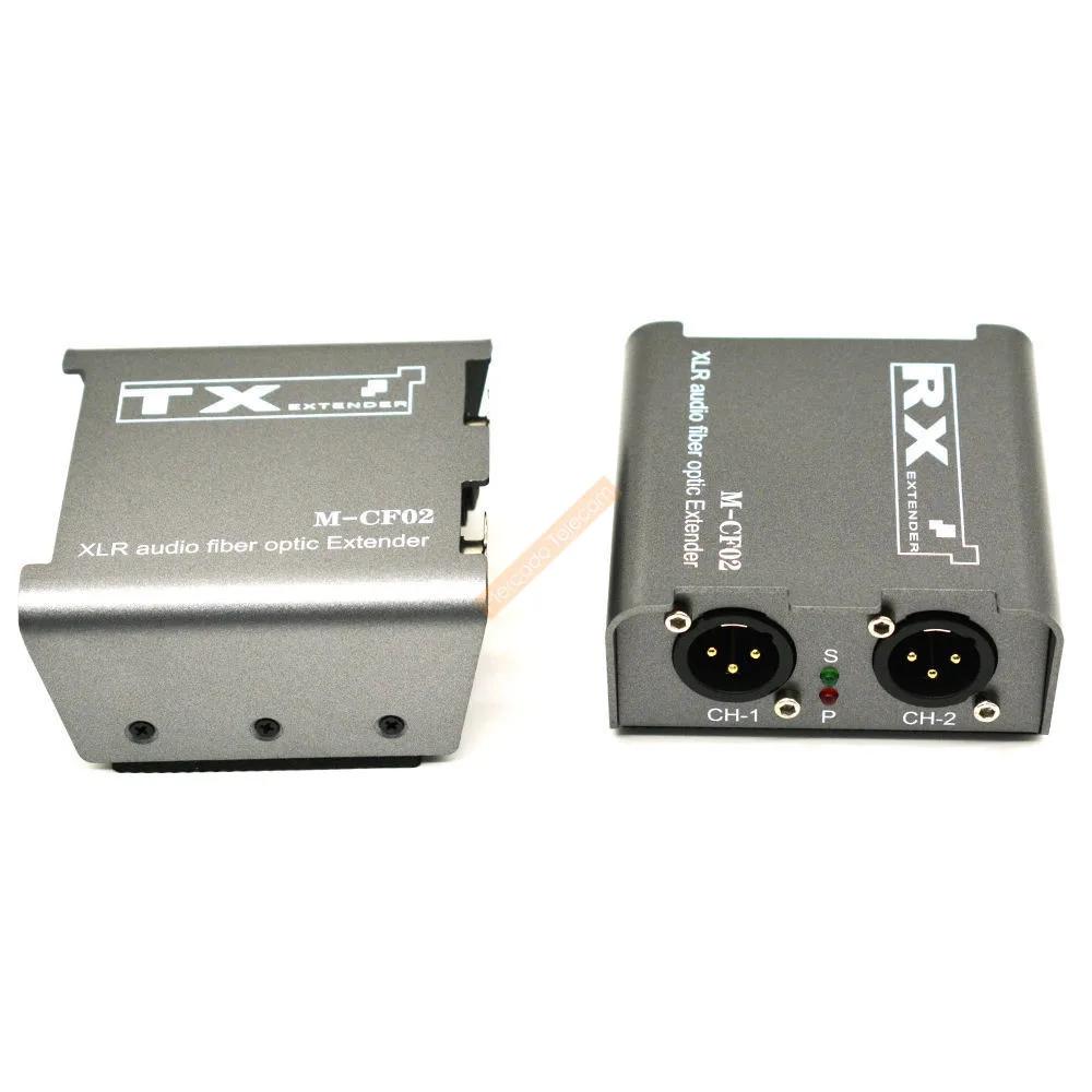 2-полосный аудиоволоконно-оптический удлинитель XLR через оптоволоконный кабель SC