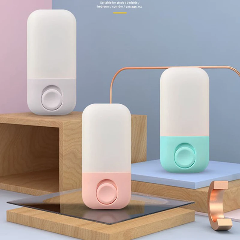 

Cute Mini LED Night Light LED Dimmer Baby Nursing Eye Sleep Light Bedroom Cabinet Stairs Light