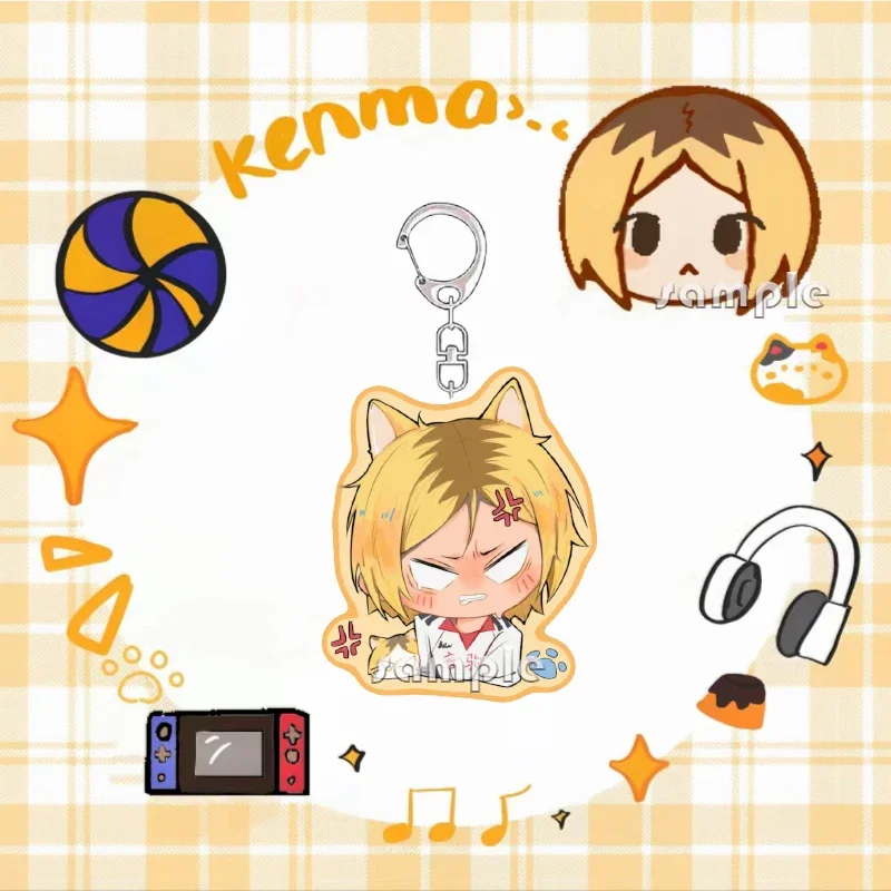 Аниме Хайкю!! Kozume Kenma Tetsurou kuroo Косплей брелок Ambitus