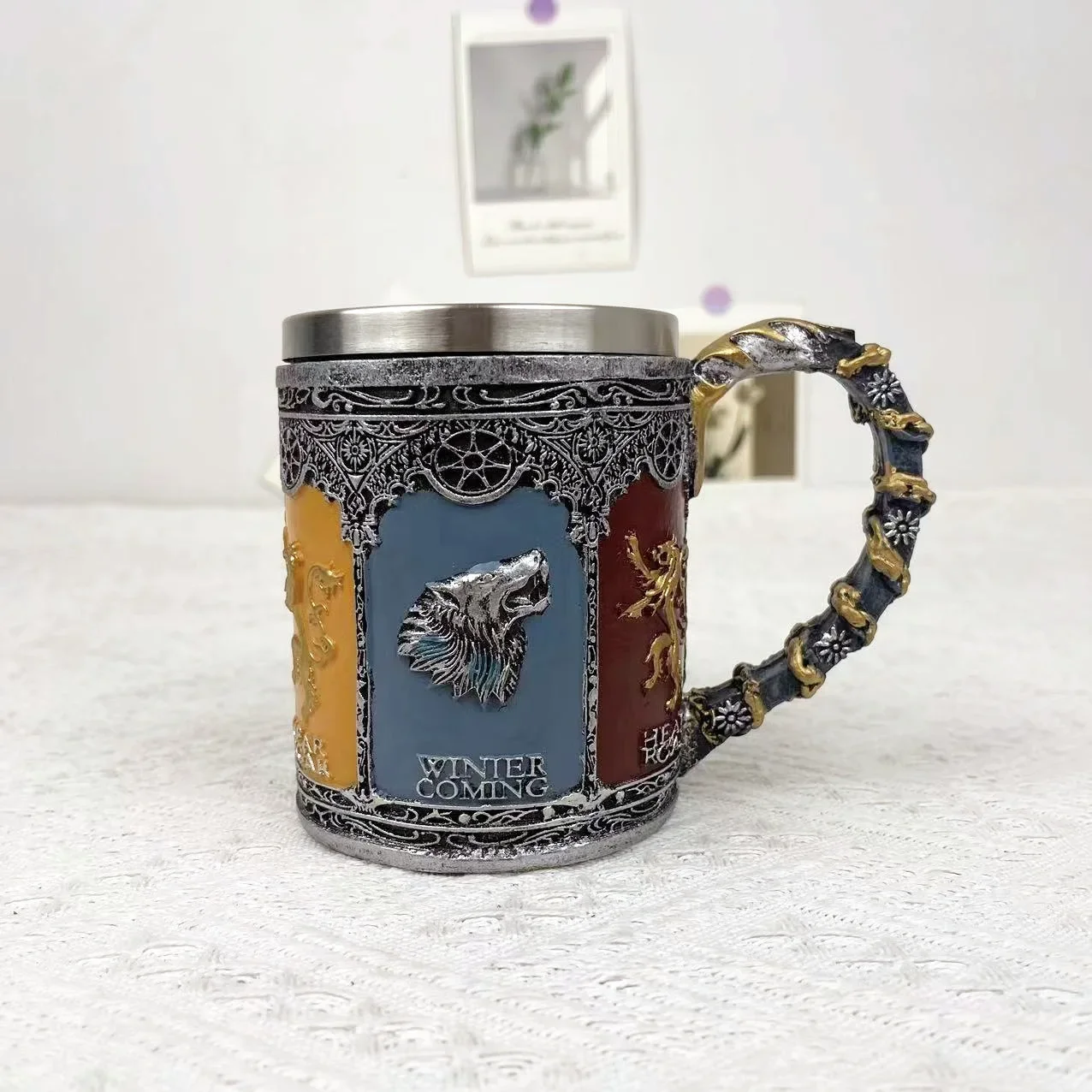 Товары для фильмов и телевидения с льдом огненной песняю чашка на высокой ножке