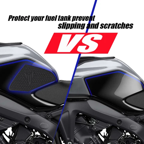 Для YAMAHA MT-09 MT09 SP mt09 2024 2025 мотоциклетные Нескользящие боковые наклейки на топливный бак водостойкая прокладка резиновая наклейка