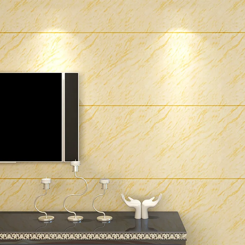 

Modern Imitation Marble Tile Wallpaper Simple 3D Stereoscopic Video Wall Bedroom Living Room TV Background Wall Wallpaper