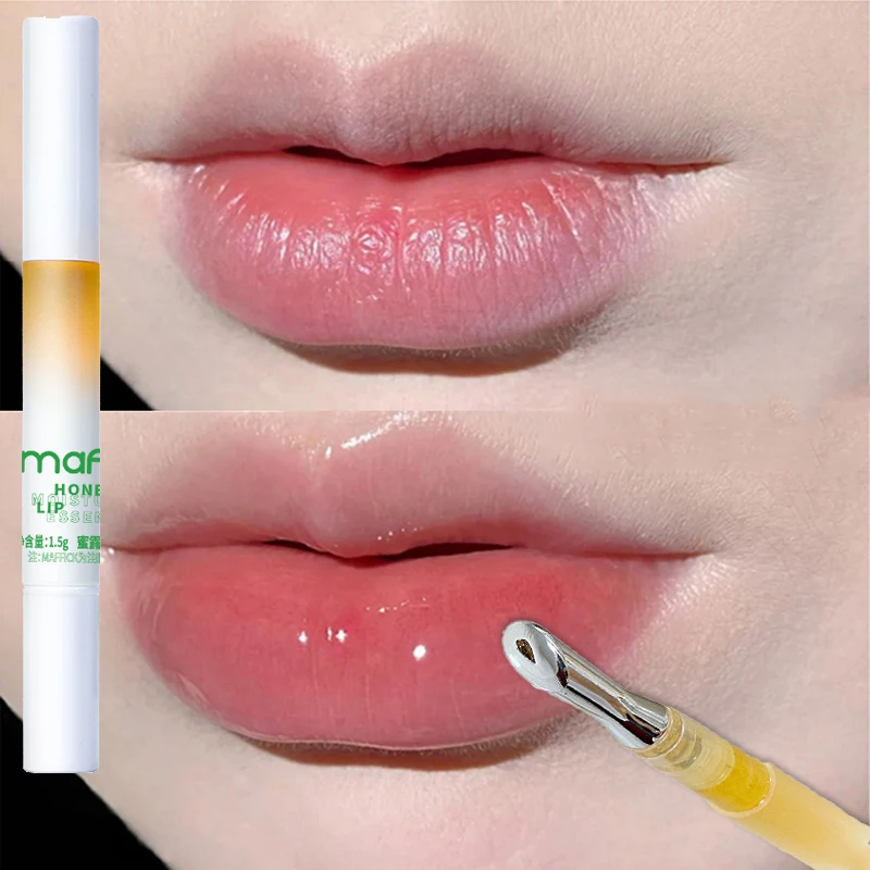 

Gentle Repair Lip Balm Oil Non-sticky Moisturizes Honey Extract Lip Tint Gloss Lip Plumper Reduce Fine Lines Lip Care Serum