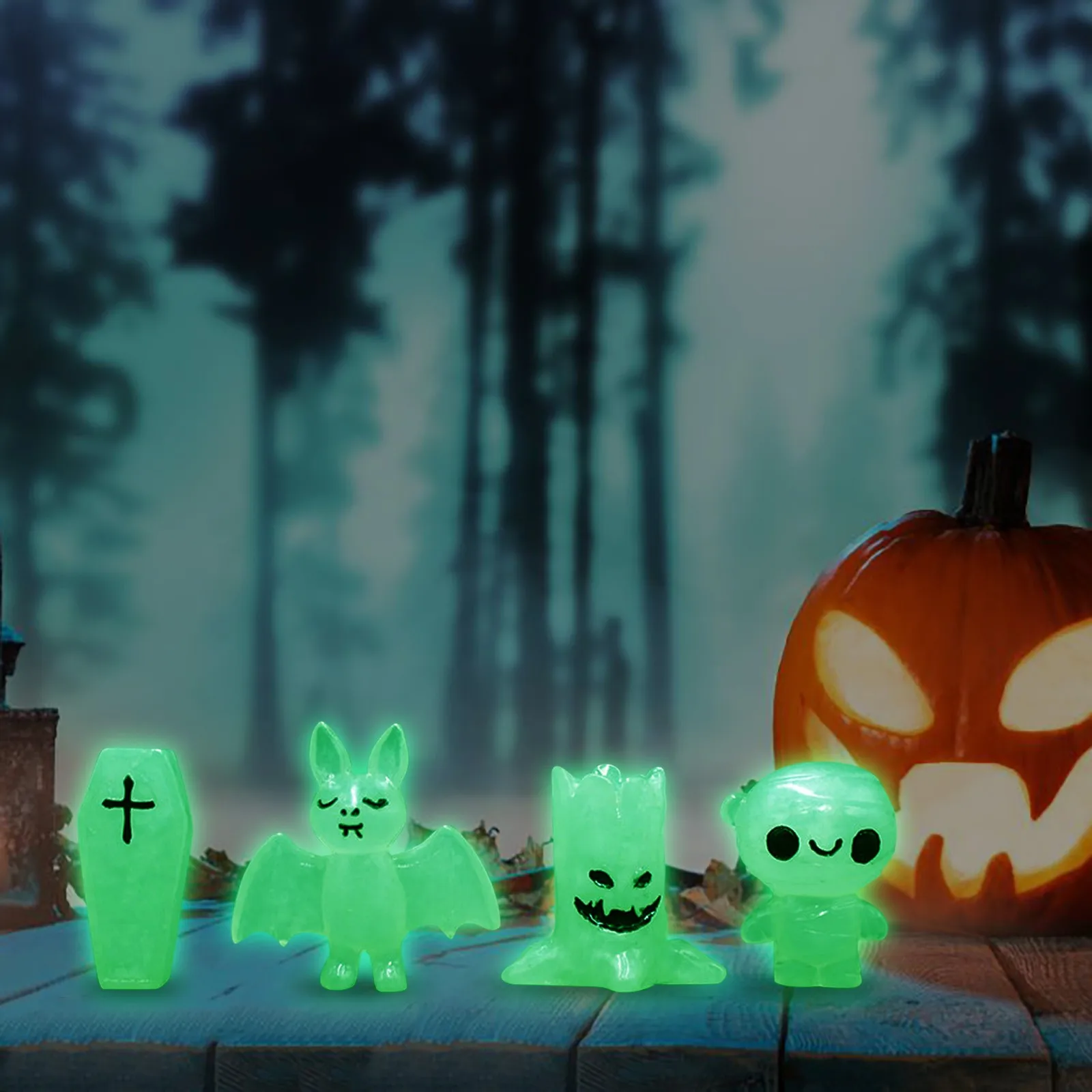 

Halloween Micro Landscape Fluorescent Ornament Little Luminous Ornament