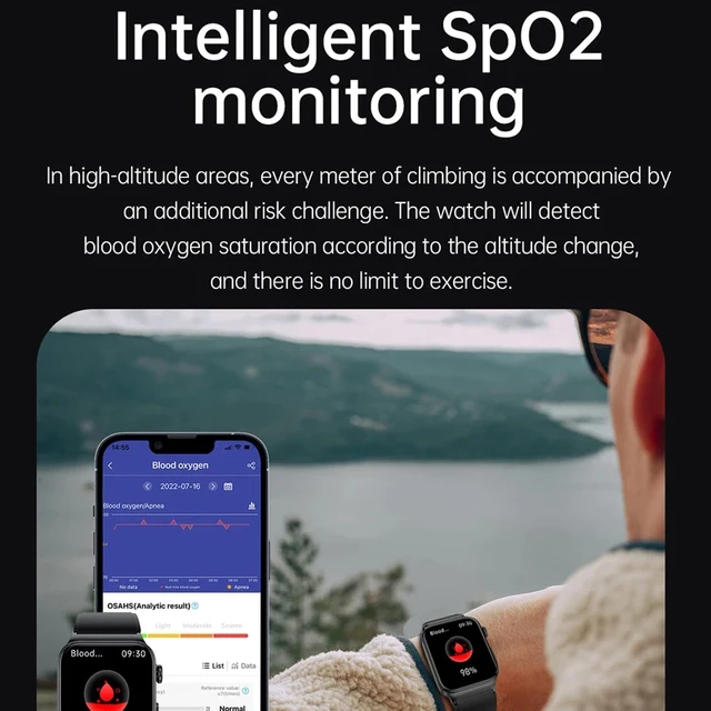 E500 Blood Glucose Smart Watch Men Women Body Temperature ECG Health Monitor Invasive Blood Sugar IP68 Waterproof Smartwatch 4