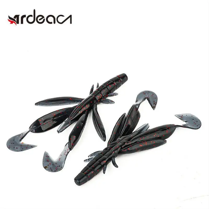 

Crayfish Lure 5pcs 115mm/10.2g Silicone Shrimp Soft Bait Lobster Shaped Swimbaits Artificial Craw Wobbler Bass Fishing Tackle