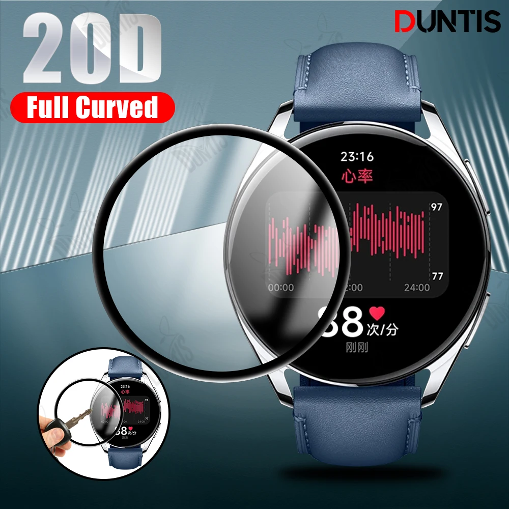 

20D Soft Screen Protector for XiaoMi Watch S2 42MM 46MM Curved Edge Protective Film Smart Watch Accessories (Not Glass)