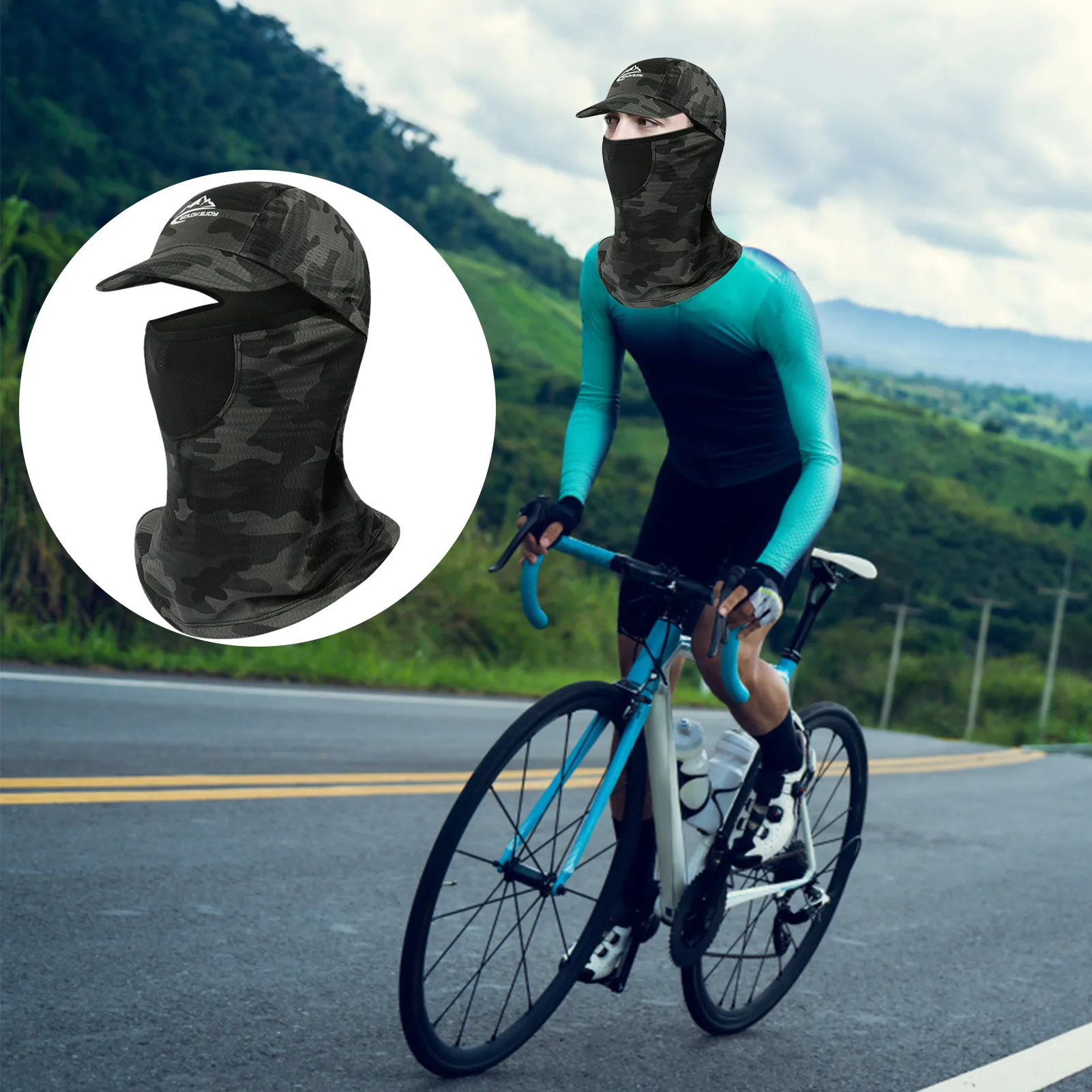 

Full Face Cover Hat Cycling Hat Sun Protection Face Neck Cover Outdoor Summer Sun Breathable Hats Cooling Casual Sun Hat For