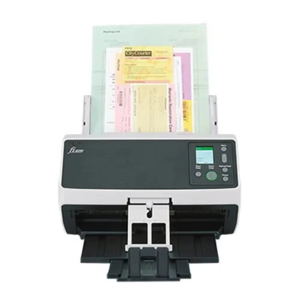 Фото Высокоскоростной двусторонний документ-сканер Fujitsu Fi-8190 A4, 600 dpi, АПД на 100 листов, USB, LAN, профессиональный офисный сканер №2