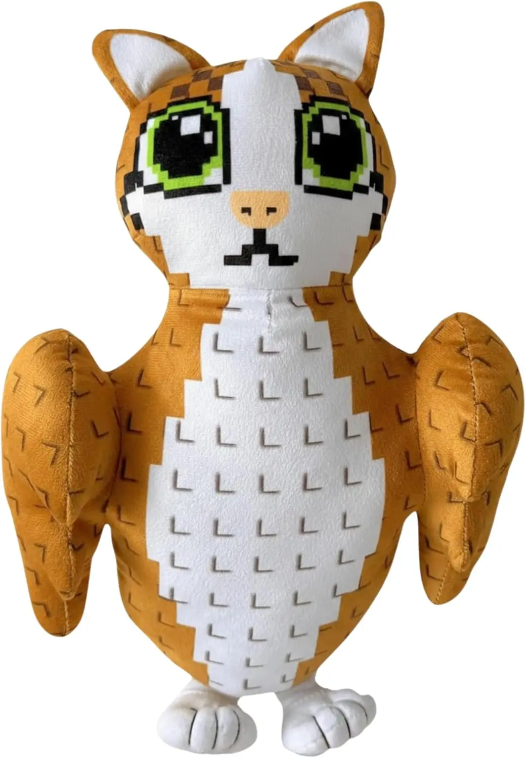 Фото Плюшевая игрушка Meowl 10 дюймов: мем-подушка AI-Crafted для фанатов видеоигр, декор для комнаты №1