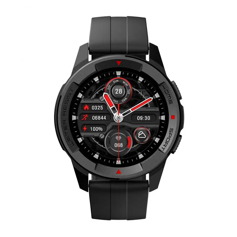 

Heart Rate Monitor Fitness Tracker Sport Watch Global Version 5atm Waterproof 1.3inch Amoled Screen Mibro X1 Smart Watch 350mah