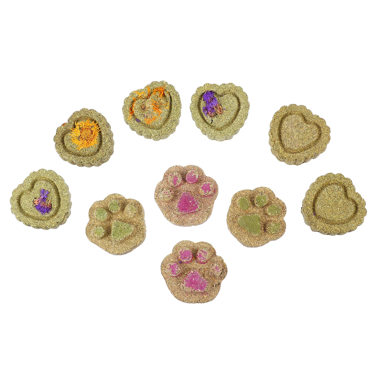 

10pcs Rabbit Chew Grass Cakes Treats Small Animals Molar Rods Rabbit Natural Grass Snacks Chew Sticks Chinchilla Guinea Hamster