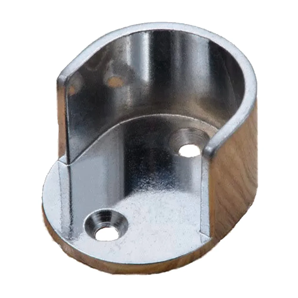 

Socket Closet Pole Socket Wardrobe Bracket Closet Rod Bracket U Shaped Rod Support for Cabinet Home Indoor