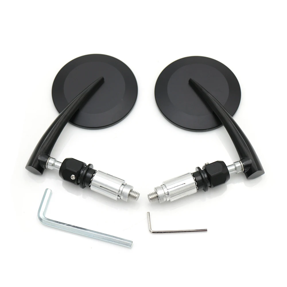 

Motorcycle Rear view Rearview Side Mirrors For Harley Honda Yamaha Kawasaki Street Sports Bike Chopper Cruiser Universal