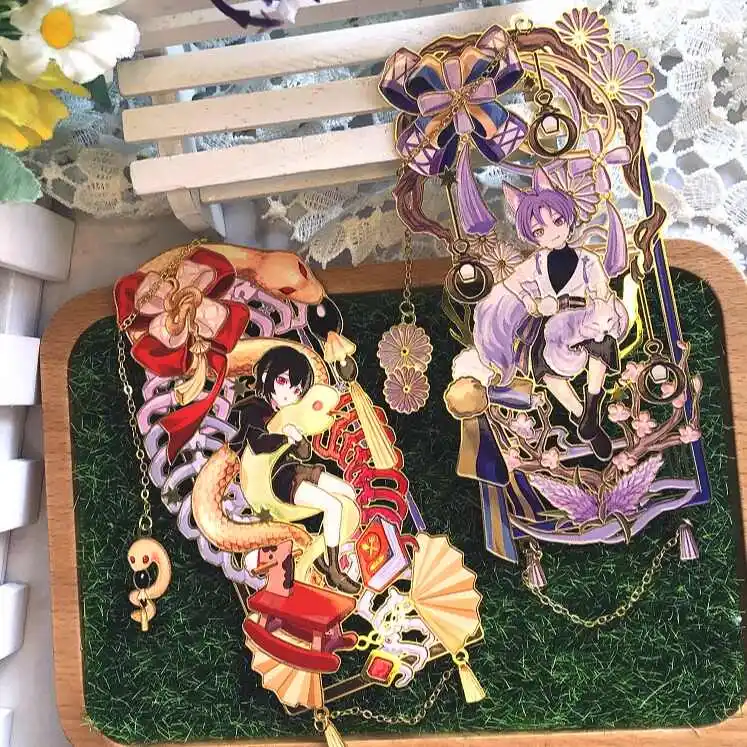 Игра Аниме Kuya Yakumo Nu: Карнавальная тема металлические закладки для карт