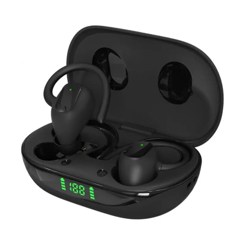 

With Mic Gaming Earphones Ipx5 Waterproof X10 Headset With Charging Case Hifi Sound Ear Hooks Sports Headphone Headset