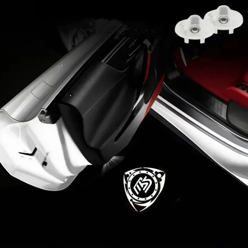 2 шт. светодиодные лампы для дверей автомобиля проектор приветственного света Mazda