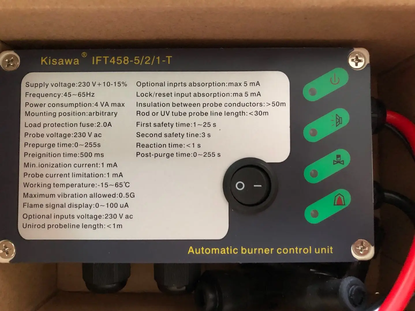 

Kisawa ignition controller IFT458-5/2/1T, IFT258-5/1W