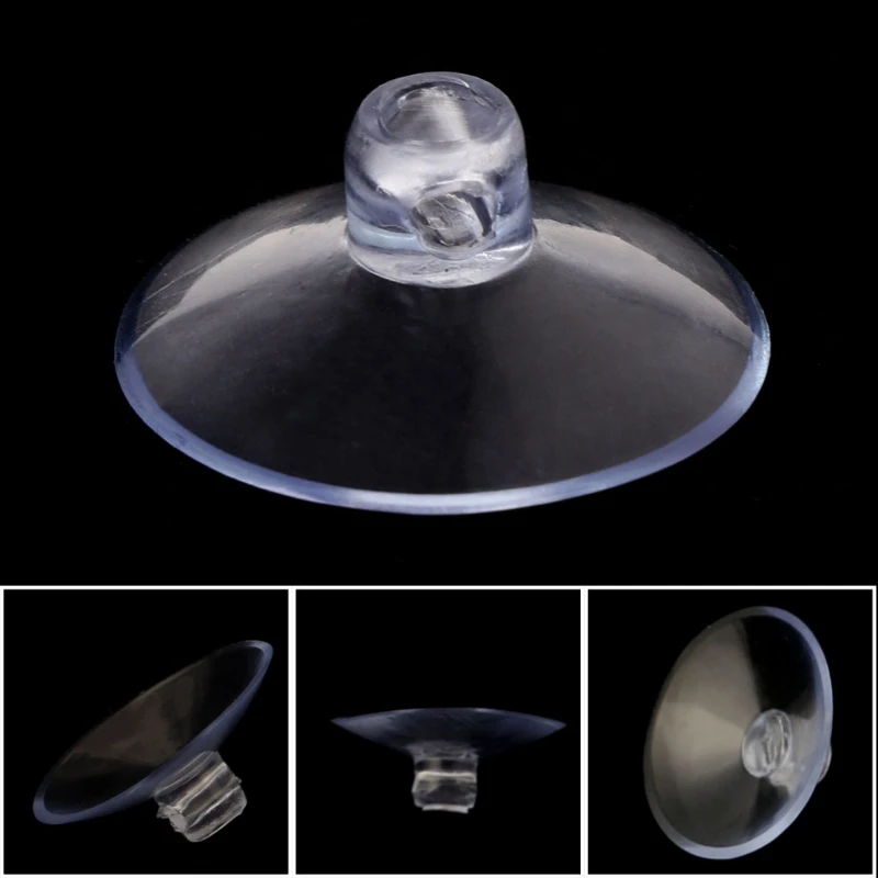 Clear Mushroom for Head Sucker Kitchen Window Wall Vacuum Adhesive Hook Suction