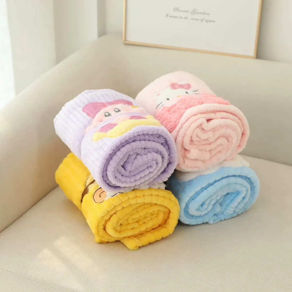 Плюшевое одеяло Sanrio My Melody Cinnamoroll