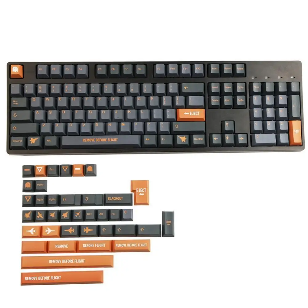 

For GMK Sneak Cool Keycap PBT Sublimation Mechanical Keyboard Personality Stealth Stealth Machine Key Original High Full Set