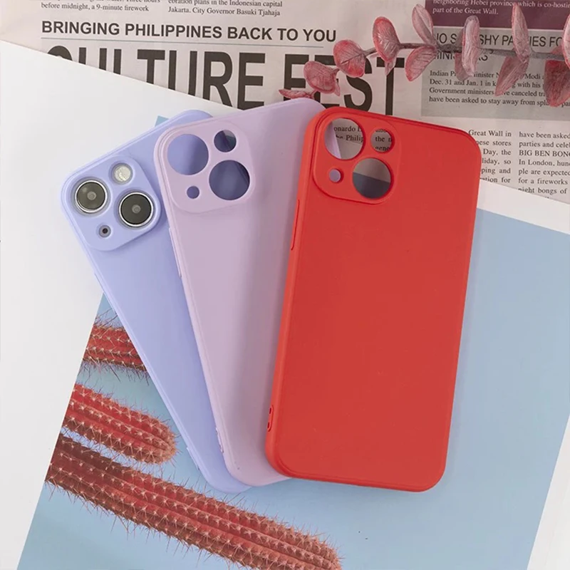 

Original Square Liquid Silicone Full Protector Phone Case For iPhone 13 Pro Max 12 Mini 12 11 Pro Max X XS Max 6s 7 8 Plus Cases