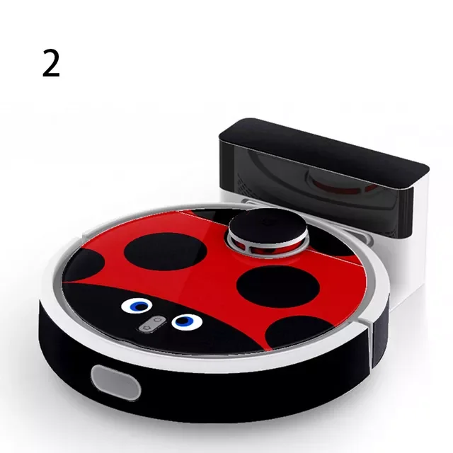 

8 Styles Chic Dustproof Stickers Decor for Cleaning Robot Vacuum Cleaner Protective Stickers Beautifying Accessories