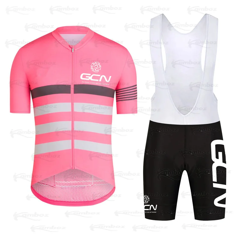 

2022 GCN Short Sleeve Cycling Jersey Set MTB Quick Dry Bicycle Clothing Maillot Ropa Ciclismo Racing Bike Clothes Sports Cycling