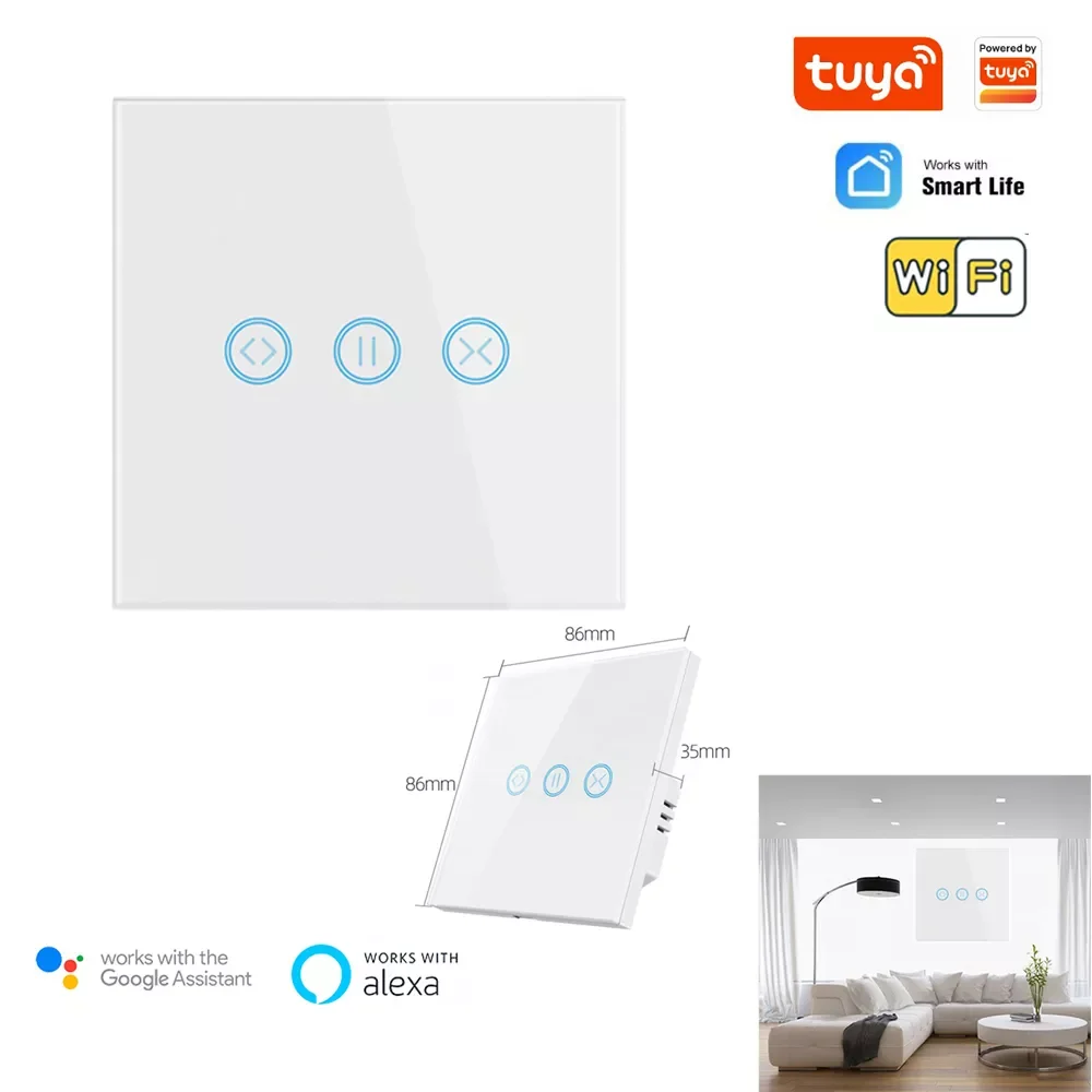 

Умный переключатель для штор с Wi-Fi, с электроприводом, работает с Alexa Echo Google Home Smart Ho