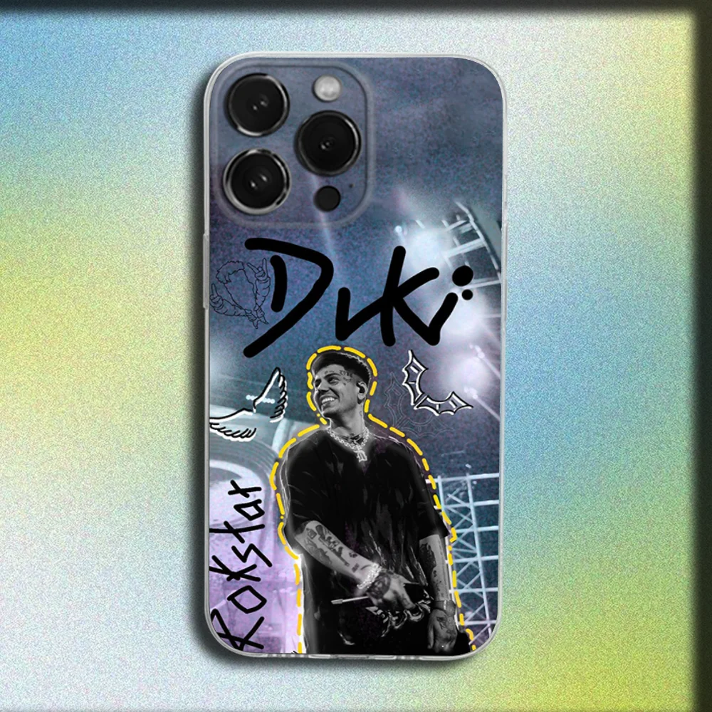 Фото Чехол для телефона Rapper AMERI D-DUKI для iPhone 16,15,14,13,12,11 Plus, Pro, Max, XR, XS, Plus, SE, Mini, прозрачный мягкий чехол №3