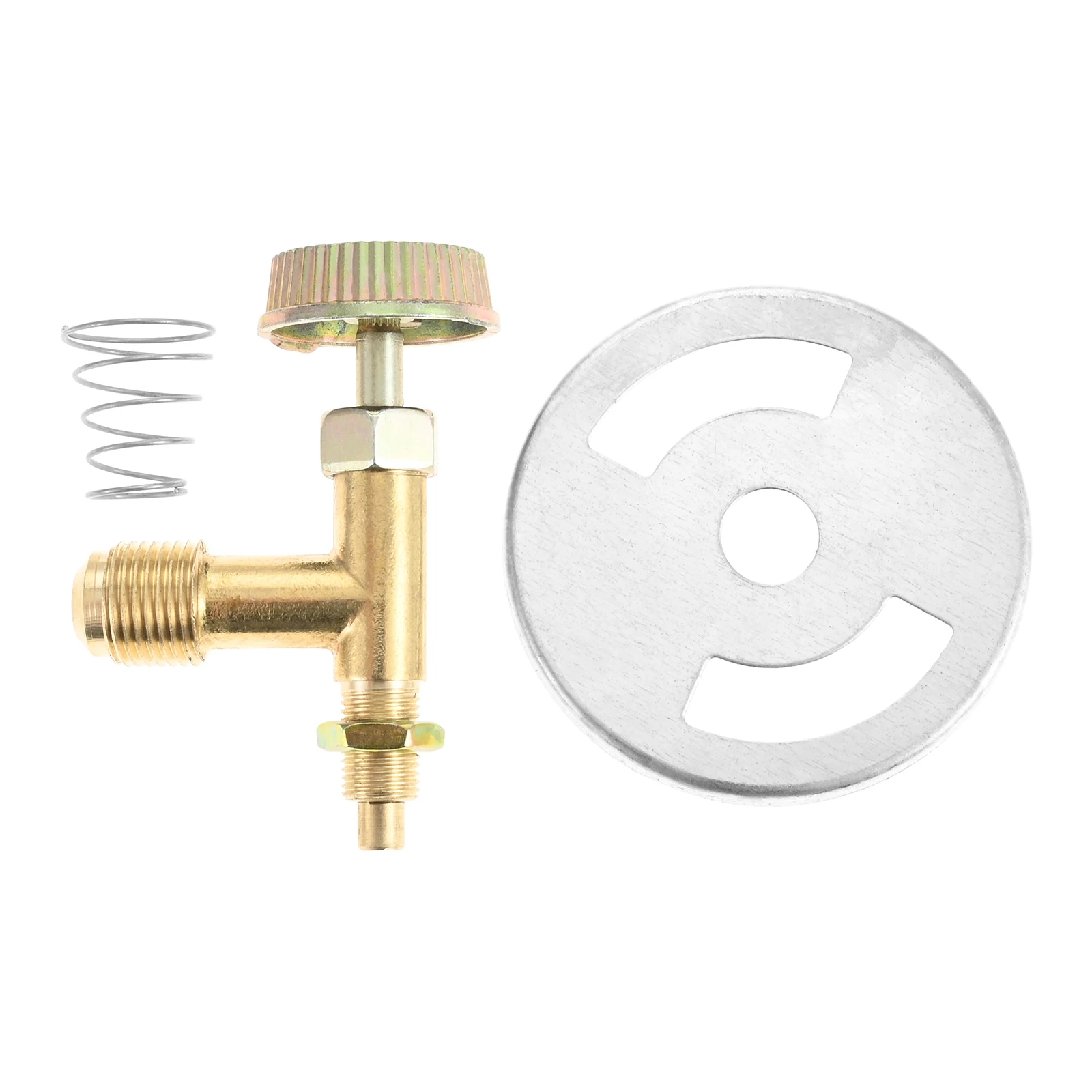 Игольчатый клапан для газовой плиты, 3/8 дюйма, с заслонкой