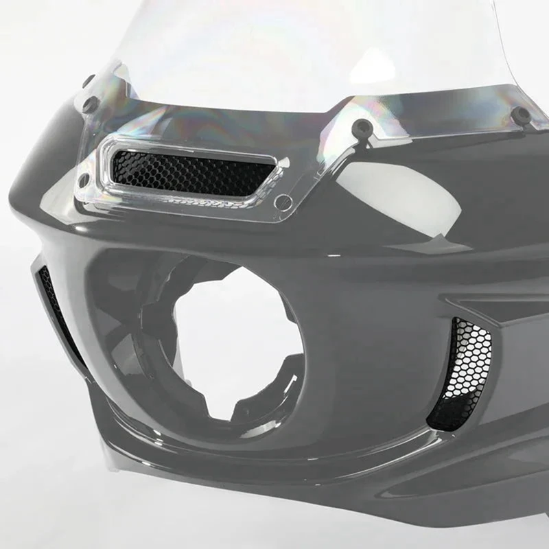 Сетчатый обтекатель мотоцикла вентиляционный экран акцентная решетка с крылом