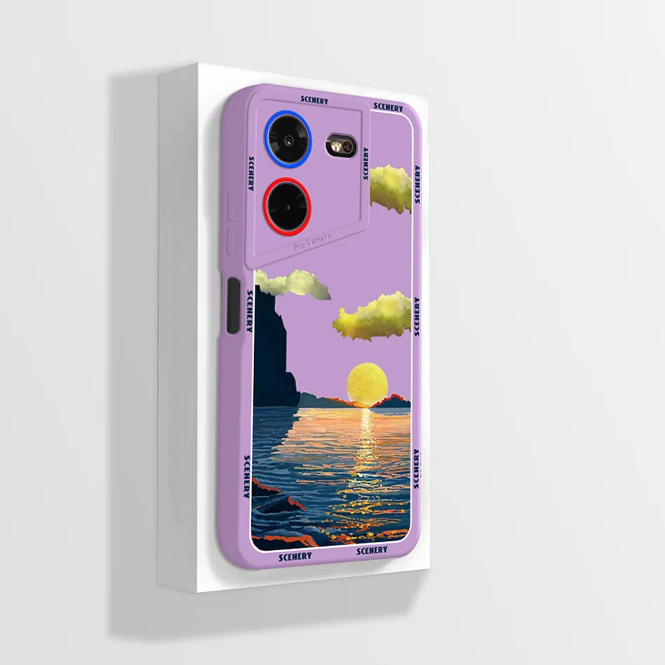 Защитный чехол для телефона из мягкого силикона ТПУ с рисунком цветка тюльпана