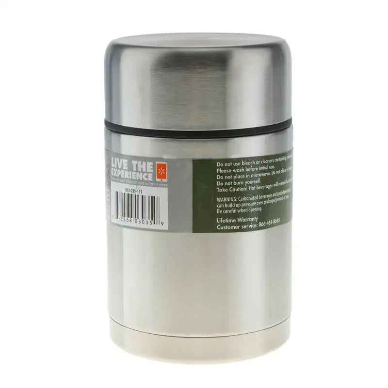 

Double-Wall Vacuum-Insulated Stainless Steel Food Jar, 1 Piece