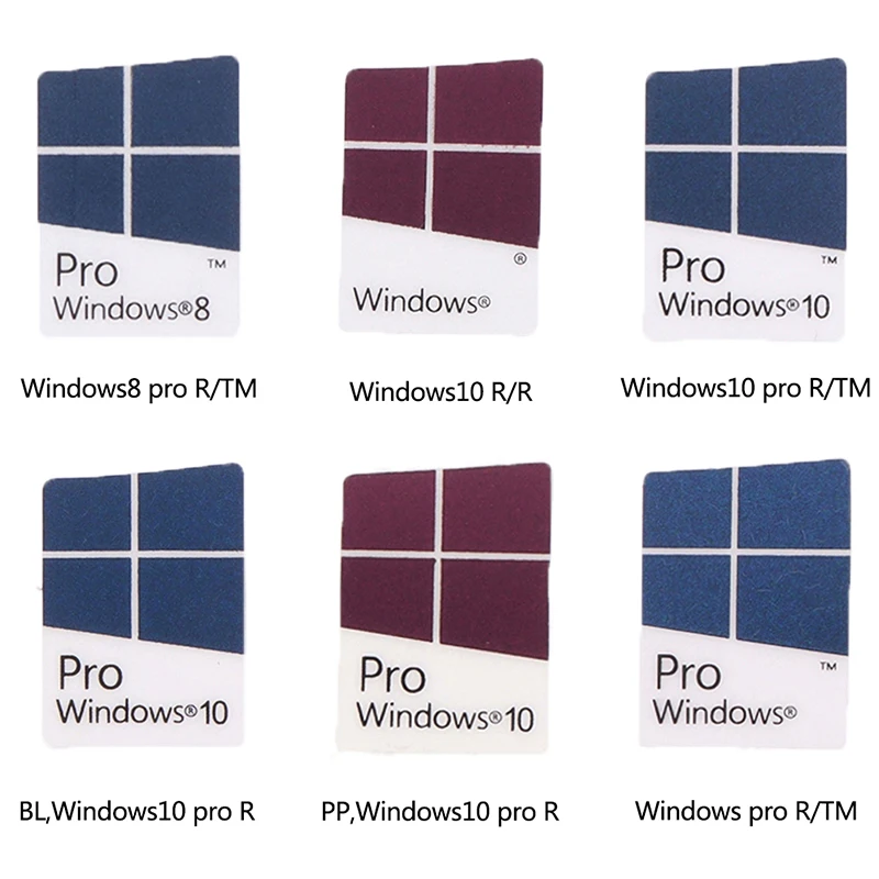 

5 шт., наклейки на Windows 10 s WIN10 PRO