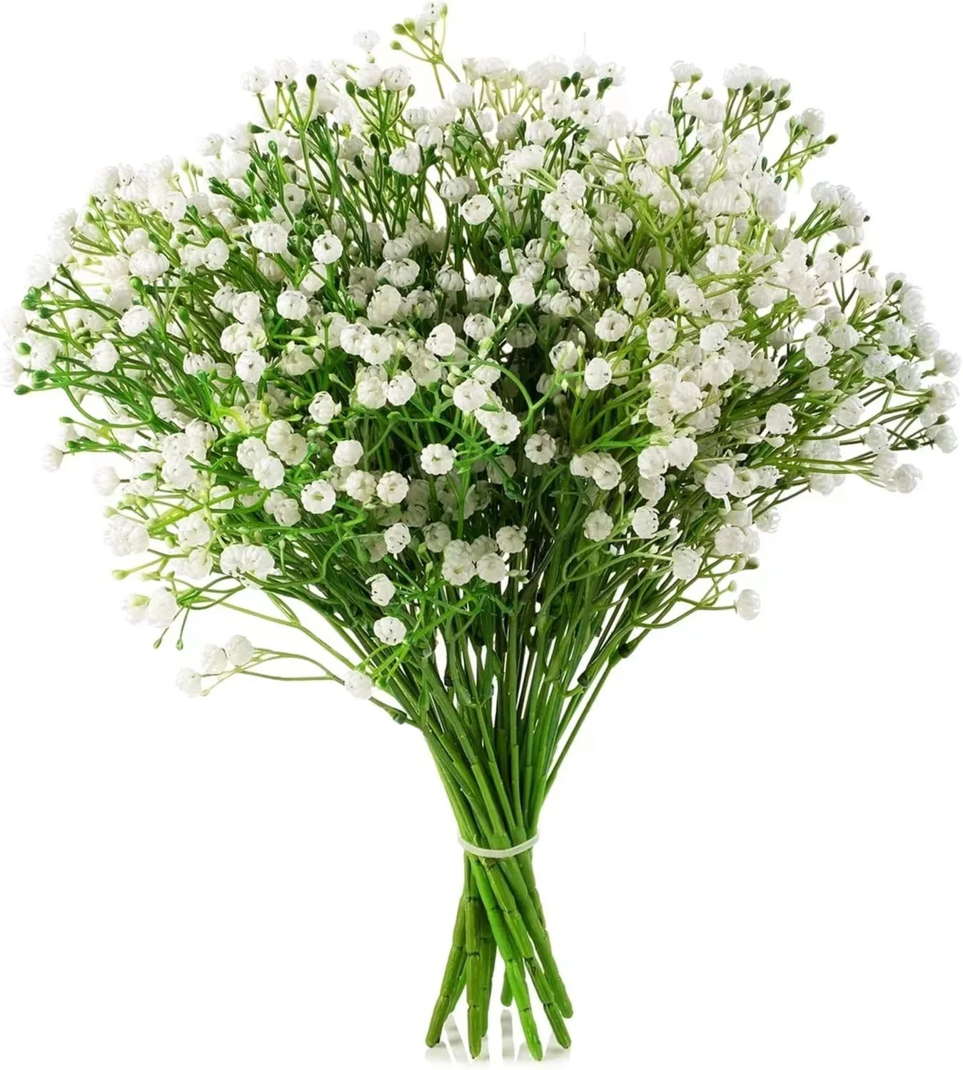 Купи White Plastic Artificial Gypsophila Flowers Baby’s Breath Bouquet For Home Decorative DIY Wedding Bride Party Decoration за 224 рублей в магазине AliExpress