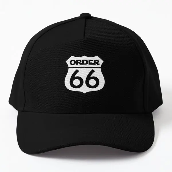 

Order 66 Baseball Cap Hat Snapback Fish Spring Solid Color Sun Hip Hop Sport Printed Summer Women Czapka Casual Bonnet Black