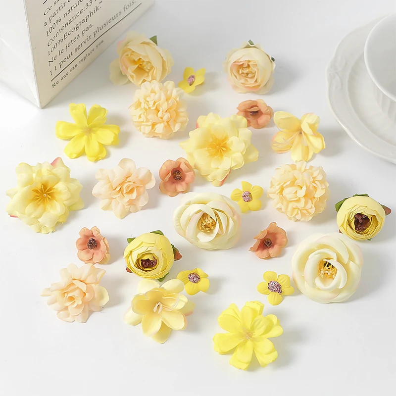 

Искусственные розы из шелка, 24 шт.