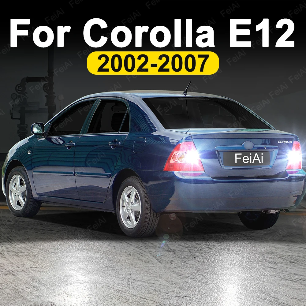 

Для Toyota Corolla E120 светодиодные фонари заднего хода 2002 2003 2004 2005 2006 2007 аксессуары Corolla задний фонарь резервная лампа