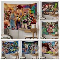 disney toy story buzz lightyear chart tapestry wall hanging decoration household art home decor