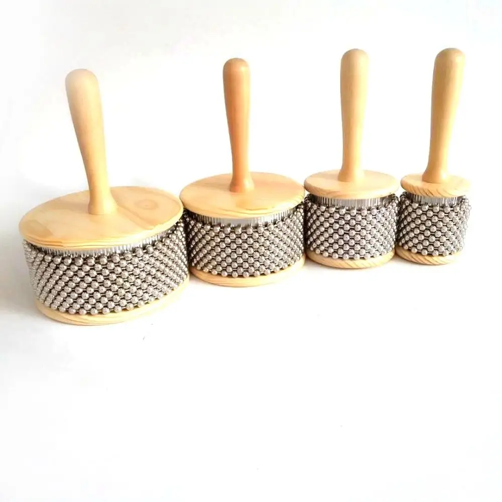 Бусины из нержавеющей стали деревянные Cabasa музыкальное образование деревянная